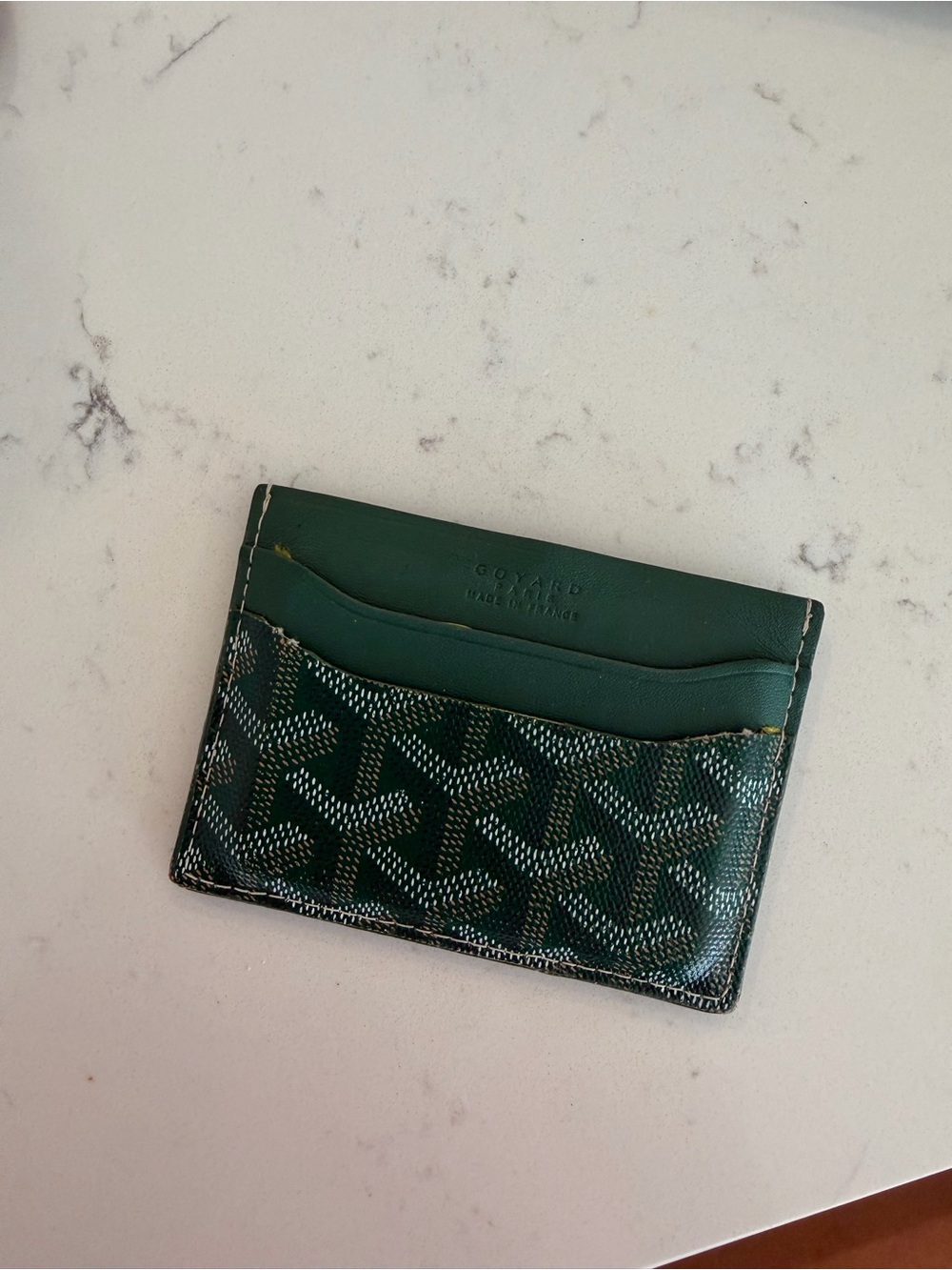 Dark Green Card Holder